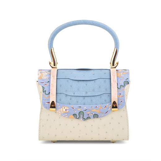 镶嵌“逐鹿纹”主题凌波包（鸵鸟皮） 商品图1