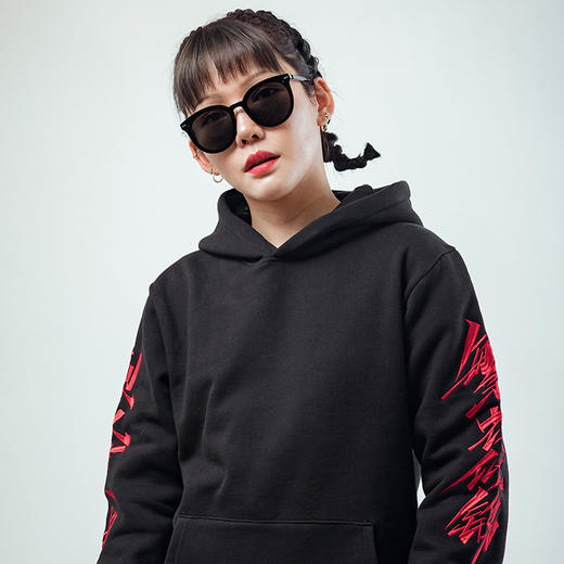 大头侃人 定制款战袍 男女卫衣  繁花似锦 烈火烹油 重工刺绣   男女同款  加绒加厚 550g重磅 商品图1