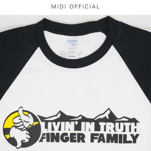 【迷笛音乐人】指人儿&迷笛联名款限量棉质插肩T恤 商品图2