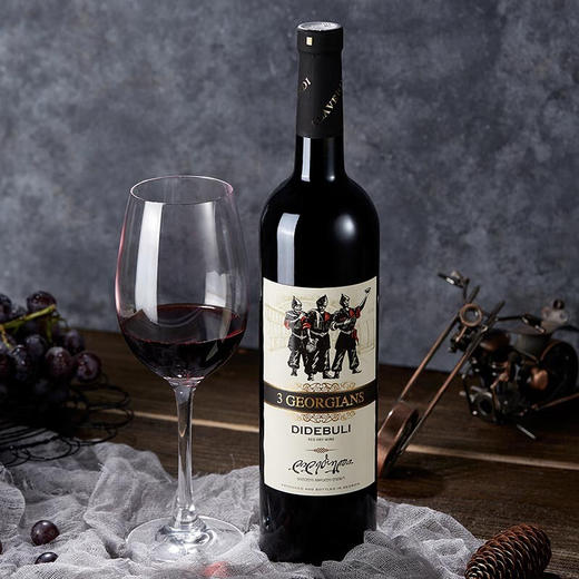 格鲁吉亚原装进口  三格人德帝布里干红葡萄酒750ml 商品图4