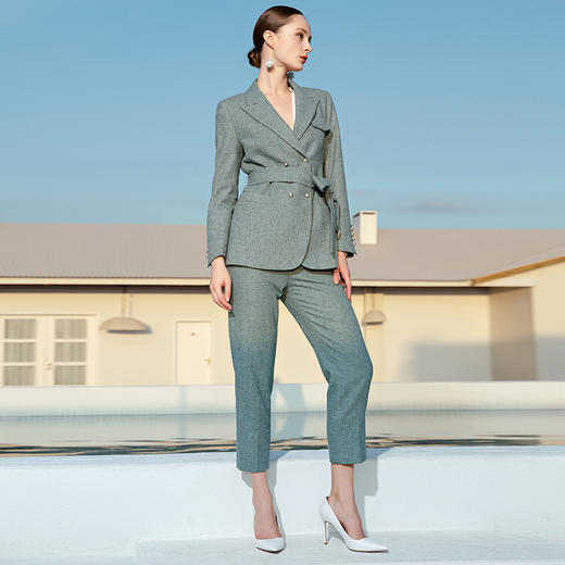 IWY/绿色西装套装A-CP783-1 商品图2