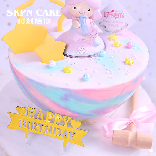 【本月星座】水瓶座星球蛋糕【星座系列】 商品图4