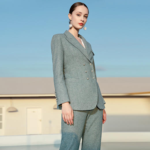 IWY/绿色西装套装A-CP783-1 商品图4