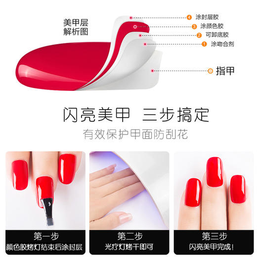 索芙娜（魅思 ）彩虹免洗封层15ml（即日起发绿包装） 商品图4