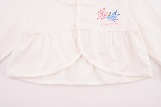 棉果果夏季提花莫代尔女童七分袖短外套M222100420258 商品图4
