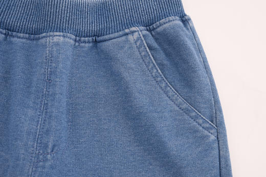 棉果果夏季男童针织牛仔长裤M212200220305 商品图5