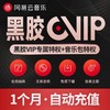 【单笔订单购买数量为1，请勿叠加下单】网易云音乐黑胶VIP会员1个月直充 自动充值 商品缩略图0