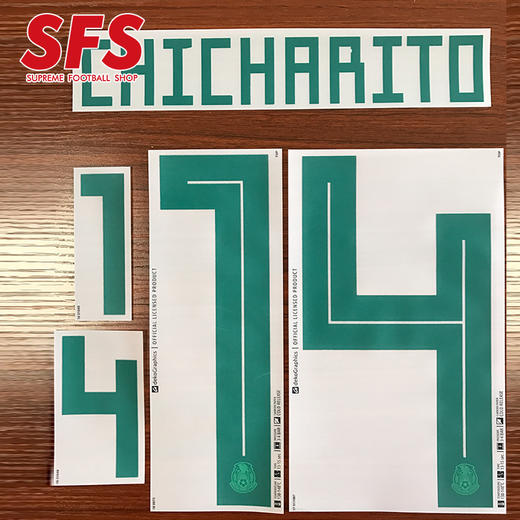 【印制风险自担】SFS：2018俄罗斯世界杯墨西哥主场/客场 小豌豆印号 （非球衣链接） 商品图1
