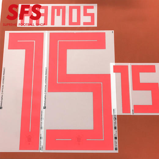【印制风险自担】SFS：2018俄罗斯世界杯 西班牙主场/客场球员 印号系列 商品图3