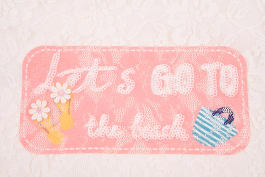 棉果果夏季女童圆领蕾丝连衣裙M222701420264 商品图2