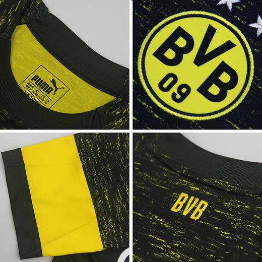 SFS彪马正品1819多特蒙德客场球衣 短袖球迷版足球服 753317-02 商品图3