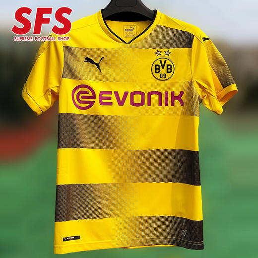 SFS彪马正品1718多特蒙德主场球衣 短袖球迷版足球服男751670 01 商品图0