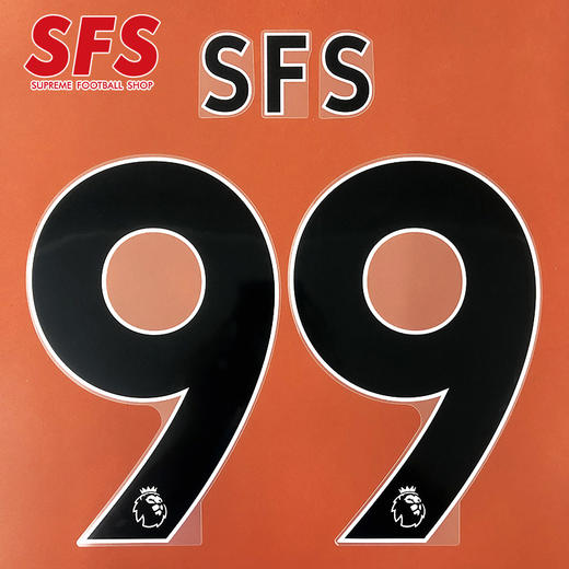 2019-2022赛季英超联赛客场球员版黑色印号 胶质 个性定制 商品图0