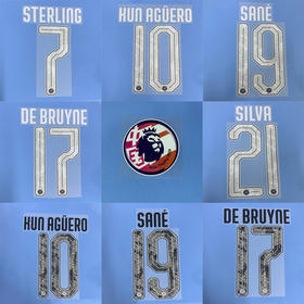 【印制风险自担】SFS 2019英超亚洲杯曼城中国行臂章 球员杯赛印号（非球衣链接）