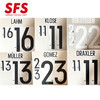 【印制风险自担】SFS: 2016欧洲杯德国主场/客场球衣印号系列 （非球衣链接） 商品缩略图0