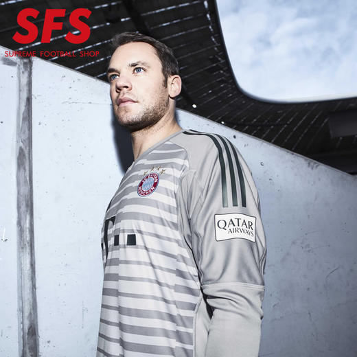 SFS阿迪达斯正品1819拜仁慕尼黑主场守门员球衣 诺伊尔门服DQ0704 商品图1