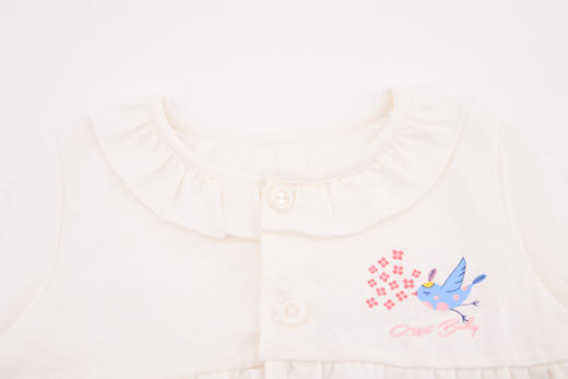 棉果果夏季提花莫代尔女童七分袖短外套M222100420258 商品图2