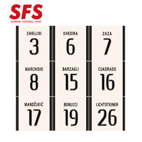 【印制风险自担】SFS: 15/17赛季尤文图斯球员印号系列 （非球衣链接）