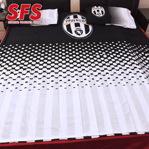 SFS尤文图斯正品球迷双人床二件套 床单枕头套球迷专属JV16-5044 商品图0