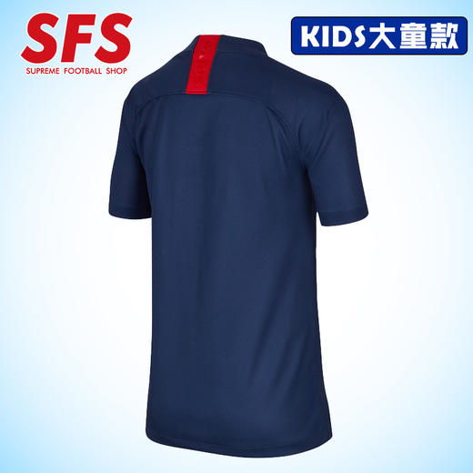 SFS耐克正品19-20巴黎圣日耳曼大童球衣儿童短袖足球服AJ5817-411 商品图1