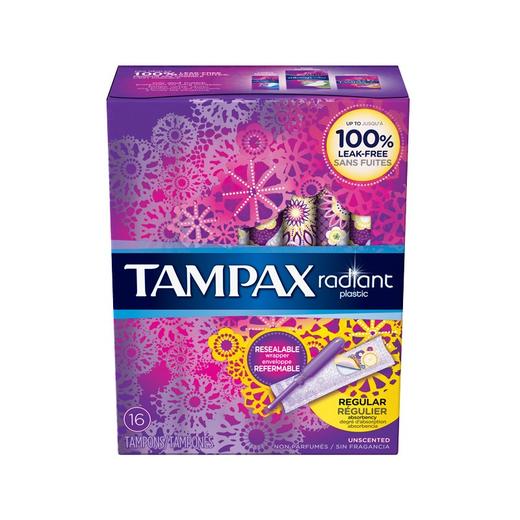 TAMPAX/丹碧丝 幻彩系列卫生棉条 普通流量 16支 商品图0