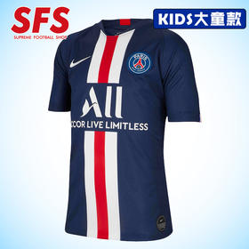 SFS耐克正品19-20巴黎圣日耳曼大童球衣儿童短袖足球服AJ5817-411