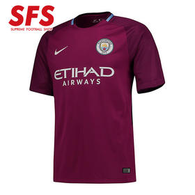 SFS耐克正品1718曼城客场球衣 短袖球迷版足球服男847260-667