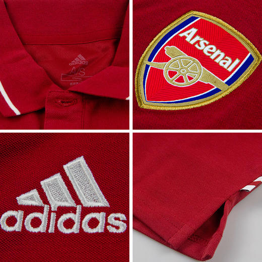 SFS阿迪达斯正品19-20阿森纳球员比赛训练POLO衫赛前休闲服EH5618 商品图3