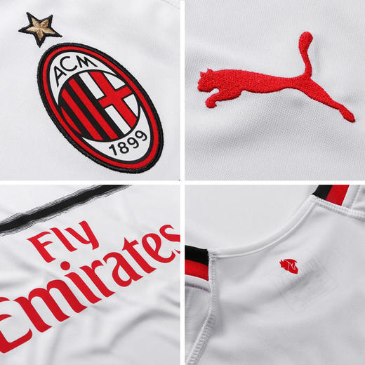 SFS彪马正品1819AC米兰客场球衣 短袖球迷版足球服男754426-03 商品图3
