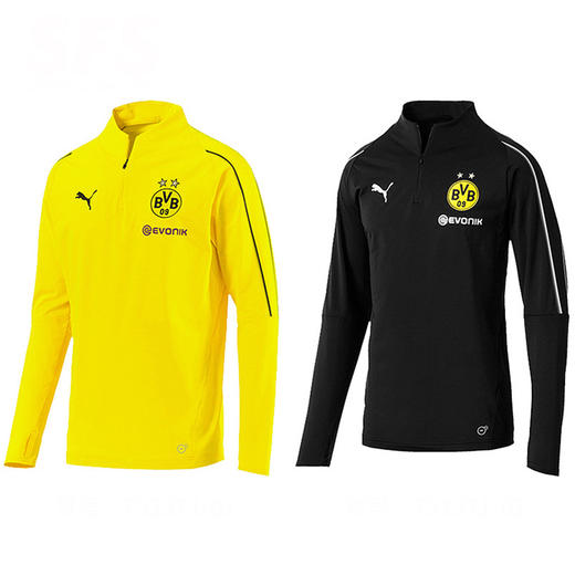 SFS彪马正品1819多特蒙德训练服 长袖轻薄训练外套加绒保暖753371 商品图4