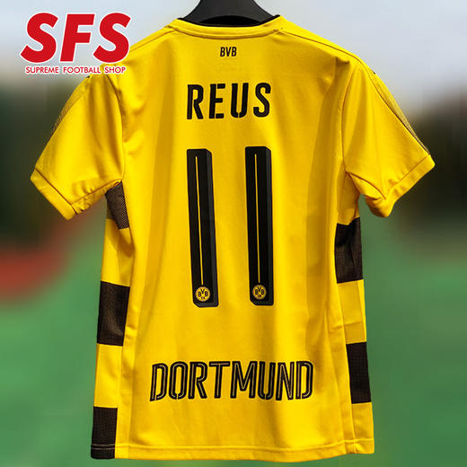 SFS彪马正品1718多特蒙德主场球衣 短袖球迷版足球服男751670 01 商品图1