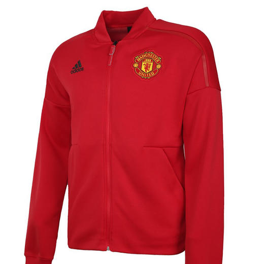 SFS阿迪达斯正品1819曼联主场夹克ZNE外套 运动休闲出场服CW7670 商品图4