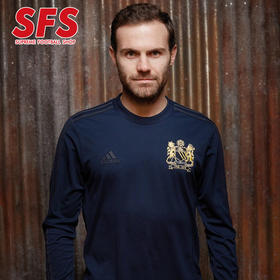 SFS阿迪达斯正品曼联欧冠50周年复古长袖球衣1968比赛服男 DN6901