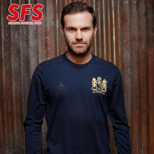 SFS阿迪达斯正品曼联欧冠50周年复古长袖球衣1968比赛服男 DN6901 商品图0