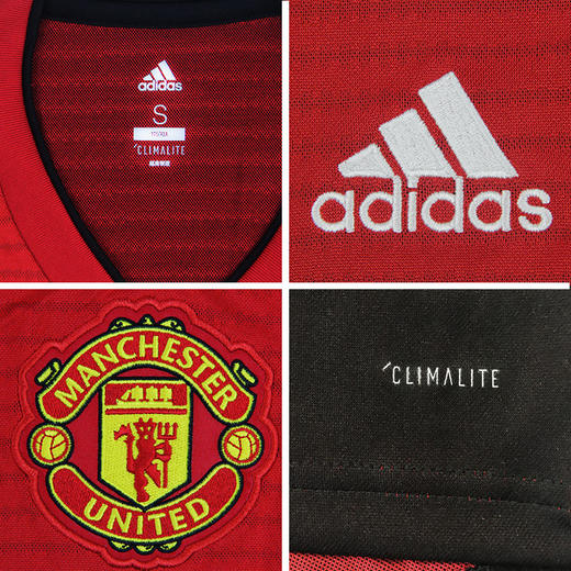SFS 阿迪达斯正品1819曼联主场球衣 短袖球迷版足球服男CG0040 商品图3