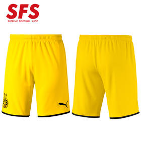 SFS彪马正品19-20多特蒙德主场客场球员短裤 运动足球裤755756