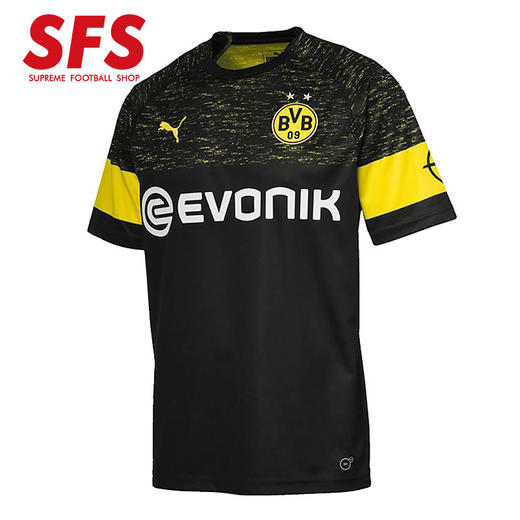 SFS彪马正品1819多特蒙德客场球衣 短袖球迷版足球服 753317-02 商品图0