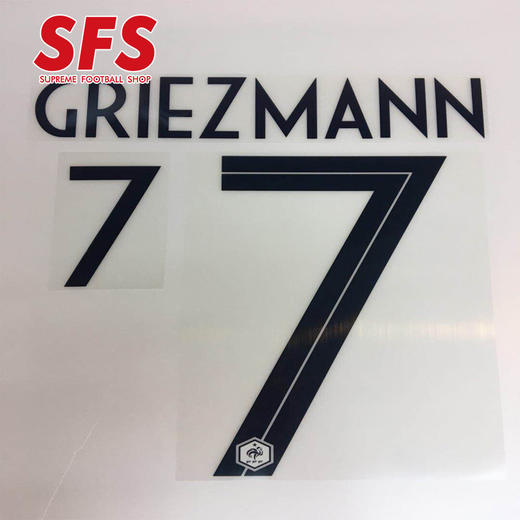 【印制风险自担】SFS 2018世界杯法国队主场 客场印号系列 1星法国印号多选项（非球衣链接） 商品图4