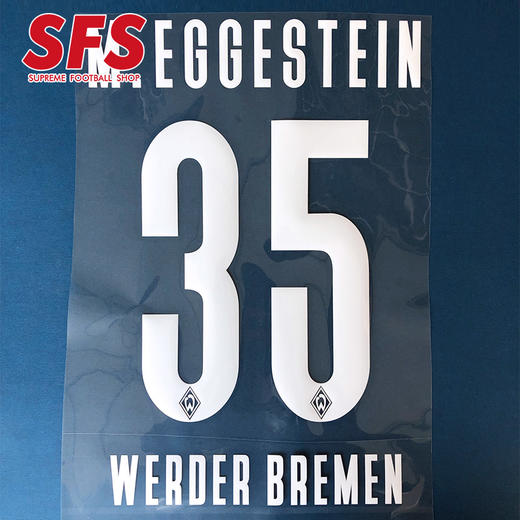 SFS 19-20云达不莱梅主场球衣印号 多球员选项 （非球衣链接） 商品图2