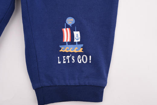 棉果果夏季男童罗纹收口七分裤M212201220299 商品图2