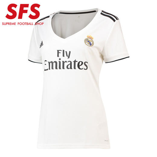 SFS 阿迪达斯正品1819皇家马德里主场女装足球服 女款球衣CG0545 商品图2