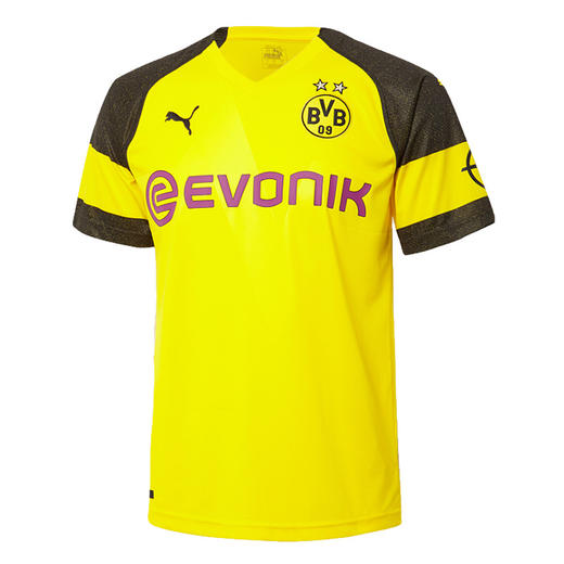 【送球员印号】SFS 彪马正品1819多特蒙德主场球衣 短袖球迷版足球服男753310-01 商品图4