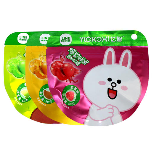 亿智果汁软糖青葡萄味50g 商品图7