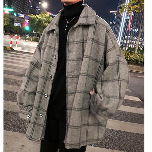 裁缝学苑 M52男士冬外套中长款风衣毛呢大衣11服装裁剪图牛皮纸样 商品图2