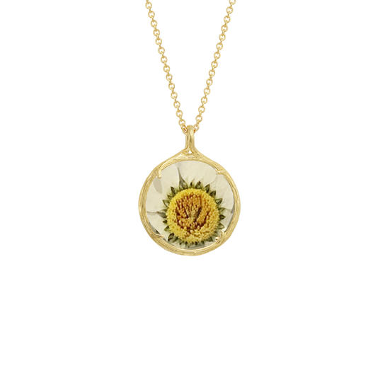 北京仓｜CATHERINE WEITZMAN-Birth Flower-11月 白色小雏菊 项链［美国设计师］ 商品图0