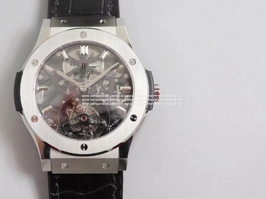 JB宇舶（恒宝）经典融合（CLASSIC FUSION）系列陀飞轮，圈口直径42mm，外壳直径45mm，厚度11.7mm。HUB6010手动上链陀飞轮机芯 商品图2