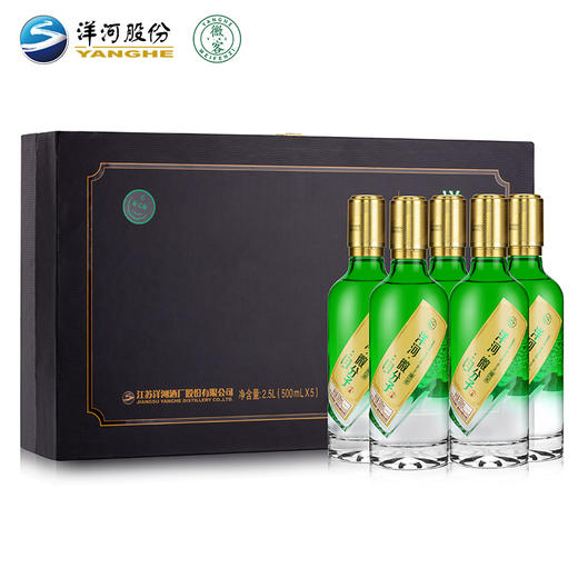 洋河微分子微客二代43.8度500ml*5白酒礼盒装 商品图1