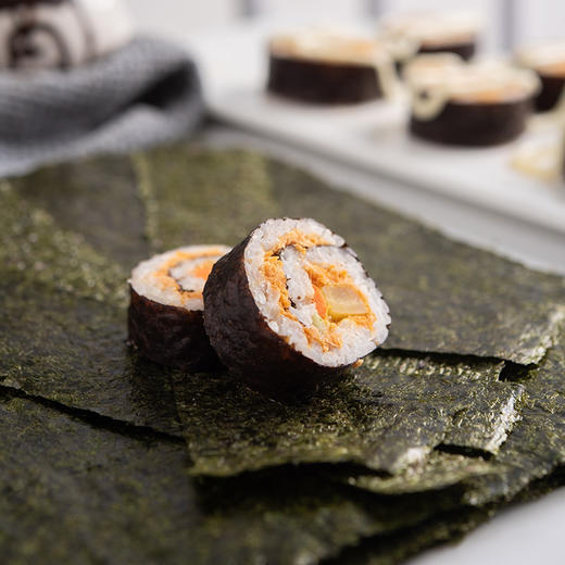 百钻寿司海苔25克 日式寿司包饭紫菜干海苔片 传统工艺制作 酥香脆爽 商品图2