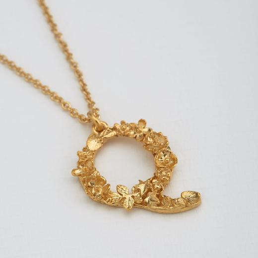 北京仓｜Alex Monroe-Floral Letter-字母Q 项链［英国设计师］ 商品图0