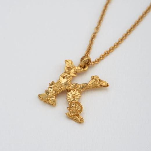 北京仓｜Alex Monroe-Floral Letter-字母K 项链［英国设计师］ 商品图0